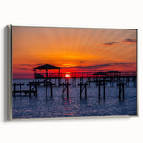 Landscape art painting of Louisiana scenery on a framed canvas.