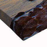 Black and white landscape art painting of Acadia, Maine on stretched canvas, ideal for bedroom wall decor.