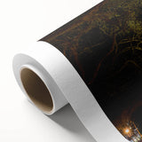 Art deco poster of Annapolis, Maryland, featuring pastel shades on rolled canvas, suitable for nursery wall art.