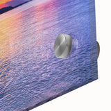 Large abstract wall art depicting Michigan's Upper Peninsula in muted earth tones on acrylic glass.