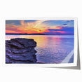 Roll print of Upper Peninsula, Michigan scenery with lush greenery and waterfall, ideal for dining room wall art.