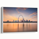 Vintage poster art of Mississippi scenery on a framed canvas, featuring colorful artwork ideal for living room decor.