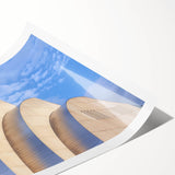 Extra large wall art featuring line art flowers in muted colors on a rolled canvas, ideal for large living room decor.