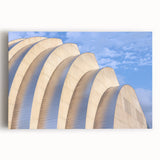 Black and white large canvas print of Kansas City skyline, suitable for kitchen wall art.