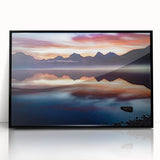 Framed acrylic print of a large abstract landscape in muted earth tones, ideal for modern art wall decor.