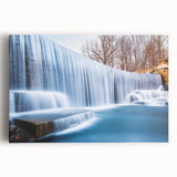 Large black and white stretched canvas featuring a panoramic New Jersey skyline, ideal for kitchen wall art.