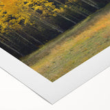 Art deco poster featuring a New Mexico landscape in muted earth tones on a rolled canvas, suitable for dining room decor.