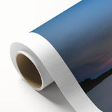 Art Deco style poster of Durham, North Carolina skyline in pastel shades on rolled canvas, ideal for nursery wall art.