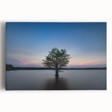 Black and white photo of Durham, North Carolina skyline on large stretched canvas, suitable for kitchen wall art.