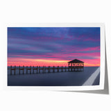 Extra large rolled print of North Carolina's Outer Banks with muted earth tones.