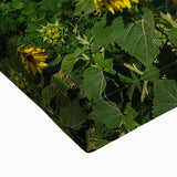 Black and white landscape art painting of Raleigh, North Carolina on stretched canvas, suitable for bedroom wall art.