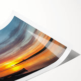 Extra large wall art featuring line art flowers in black and white, rolled print format.