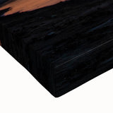 Large art of a black and white North Dakota landscape on stretched canvas, suitable for bedroom wall decor.