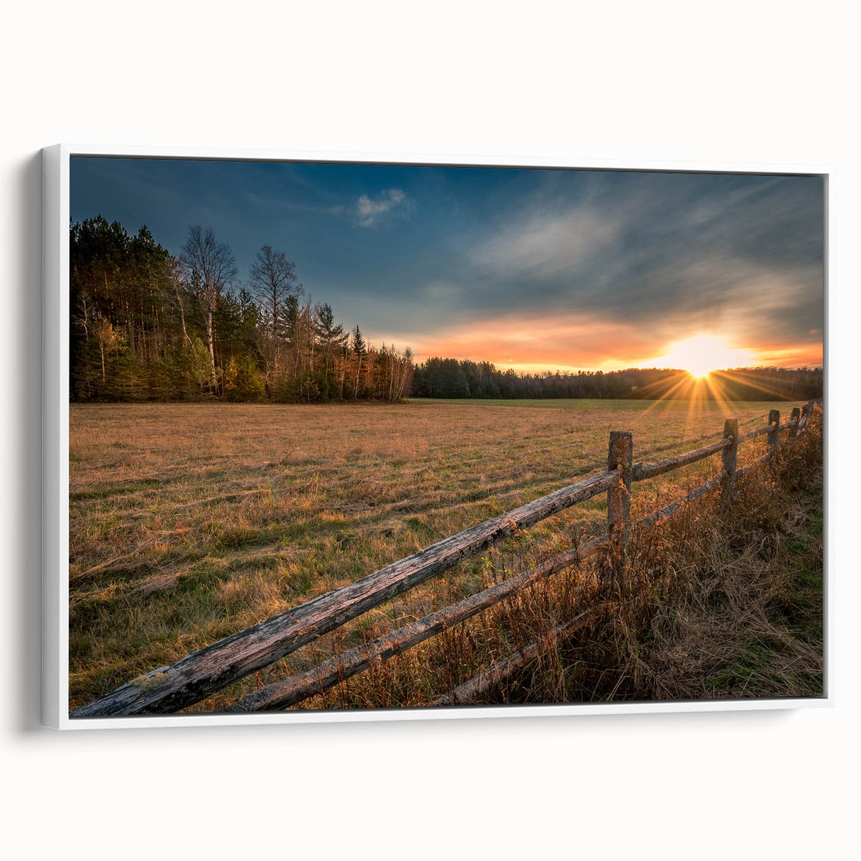 Vintage poster art of Adirondacks with colorful palette on extra large framed canvas, ideal for living room decor.