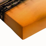 Black and white landscape art painting of the Brooklyn Bridge on stretched canvas, suitable for bedroom wall art.