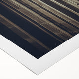 Art deco poster of Wall Street with muted gray and black tones on rolled canvas, suitable for dining room wall art.
