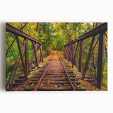 Black and white stretched canvas of the Pennsylvania countryside, ideal for kitchen wall art.
