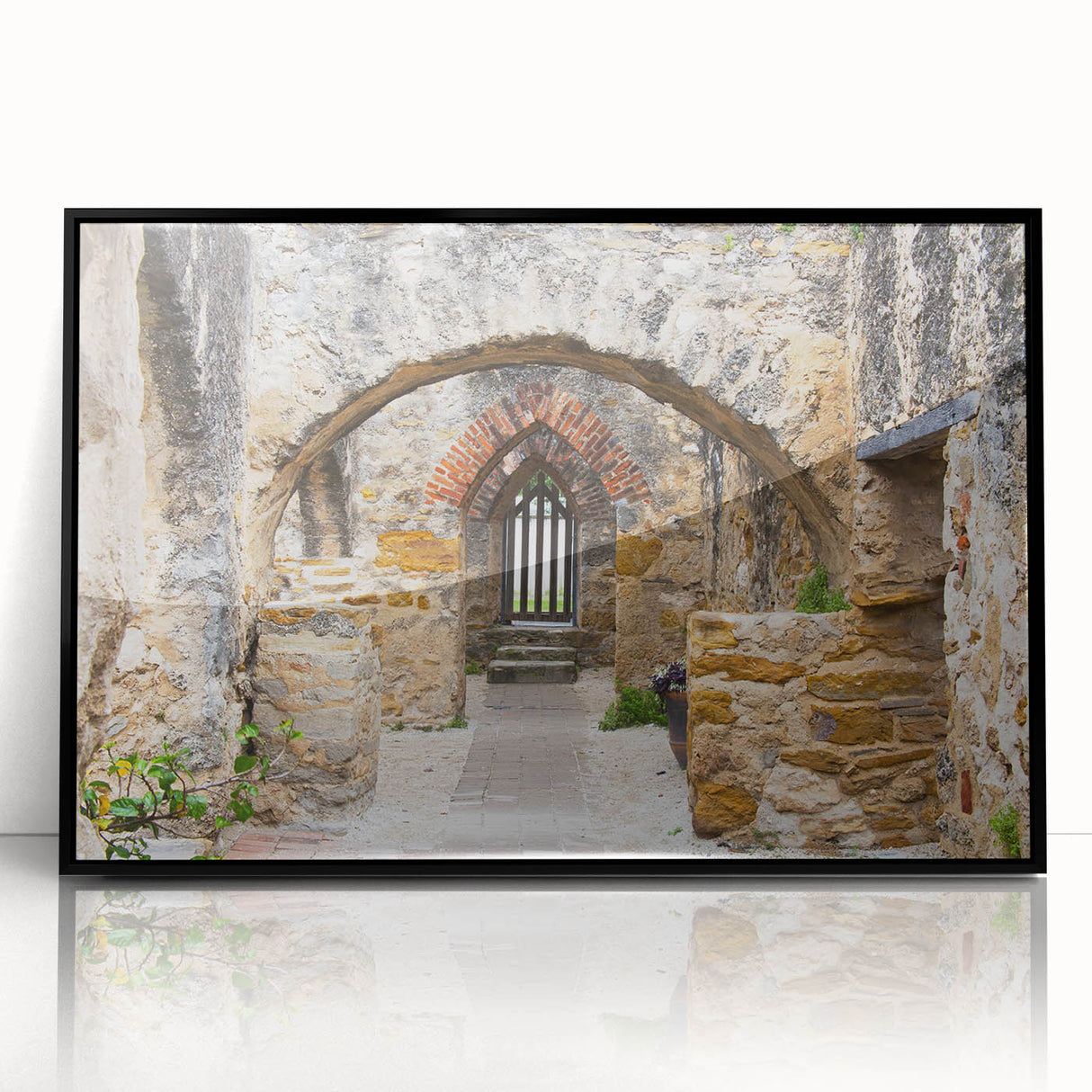 Large abstract wall art of San Antonio skyline in muted gray tones on framed acrylic, suitable for modern art wall decor.