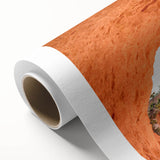 Art deco poster of Bryce Canyon in pastel colors on rolled canvas, suitable for nursery wall art.