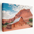 Panoramic view of Capitol Reef in Utah on a large stretched canvas.