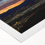 Art deco poster of Salt Lake City with pastel blue and pink tones on rolled canvas, suitable for dining room decor.