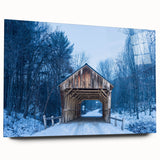 Acrylic print of Vermont landscape in autumn hues, ideal for bedroom or dining room decor.