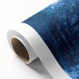 Art deco poster of Vermont scenery in muted green and brown shades, on rolled canvas, ideal for nursery wall art.