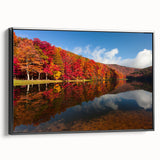 Black and white vintage poster art of a Virginia landscape on framed canvas, suitable for bedroom decor.