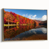 Framed canvas wall art depicting a vintage-style Virginia landscape in black and gold tones, ideal for bedroom decor.