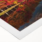 Art deco poster featuring the Virginia skyline in muted gold and navy tones on a rolled canvas.