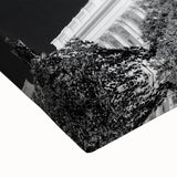 Black and white landscape art painting of the Washington DC Capitol on stretched canvas, suitable for bedroom wall art.