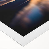 Art deco poster of Olympic National Park with muted earth tones on rolled canvas, suitable for dining room wall art.