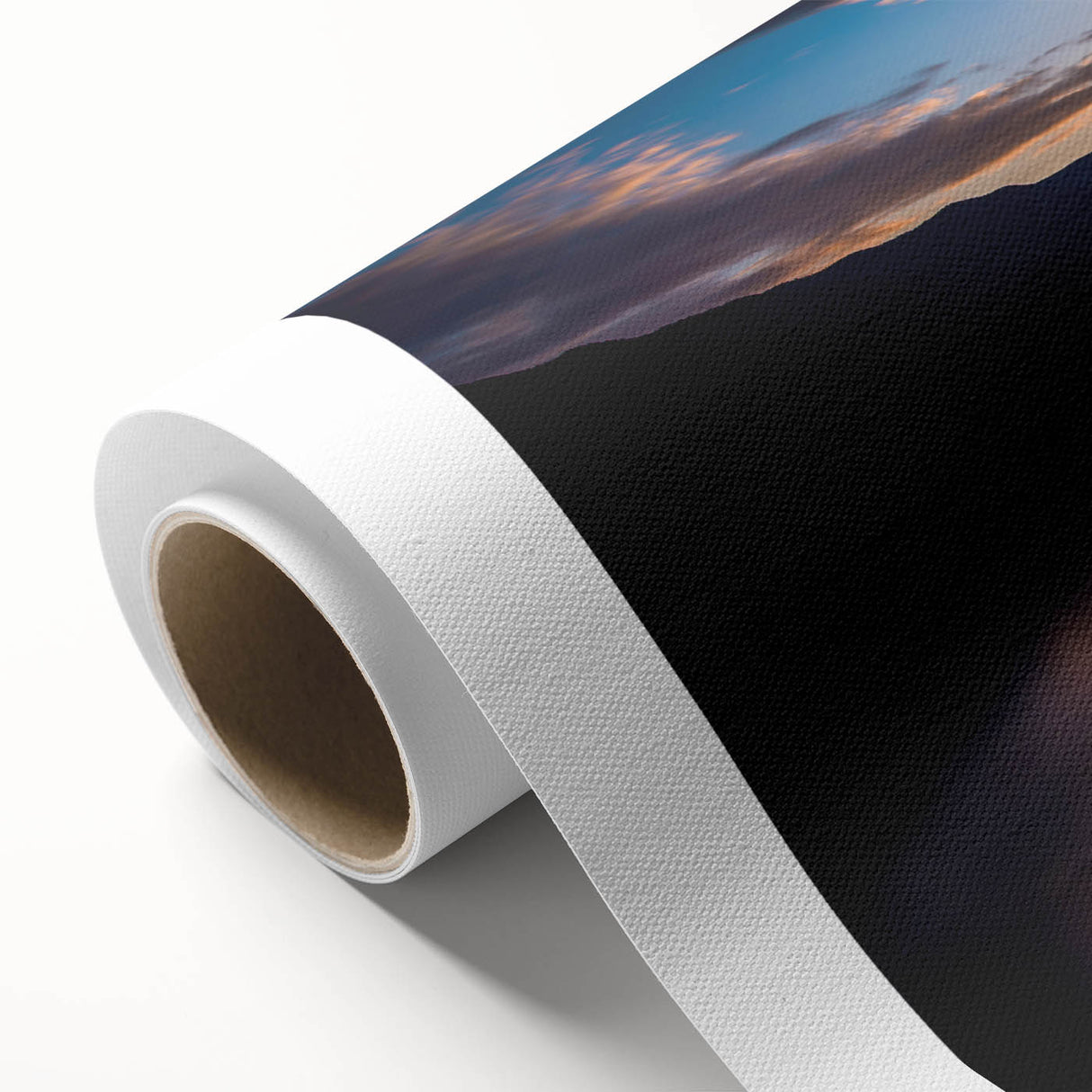 Art Deco style poster of Olympic, Washington scenery on rolled canvas, with muted earth tones, ideal for nursery wall art.