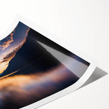 Extra large wall art featuring line art flowers in soft pastel shades on a rolled canvas, ideal for large living room decor.