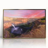 Framed acrylic print of the Palouse landscape in Washington.