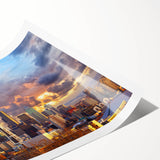 Extra large wall art featuring line art flowers in black and white, ideal for large living room decor.