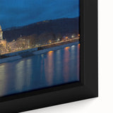 Extra large framed canvas featuring a textured depiction of West Virginia scenery in black with colorful art accents.