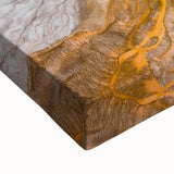 Black and white landscape art painting of Yellowstone on stretched canvas, ideal for bedroom wall decor.