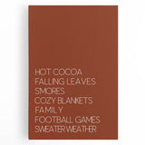 Large black and white abstract depiction of autumn trees on stretched canvas, suitable for kitchen art.