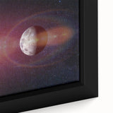 Sun and Moon Radiance Wall Art - NASA Space Exploration Canvas