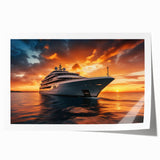 Extra large rolled print featuring a vibrant array of classic cars in a minimalist style, ideal for art wall dining room.