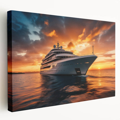 Large art on stretched canvas depicting colorful vintage cars, ideal for kitchen wall art.