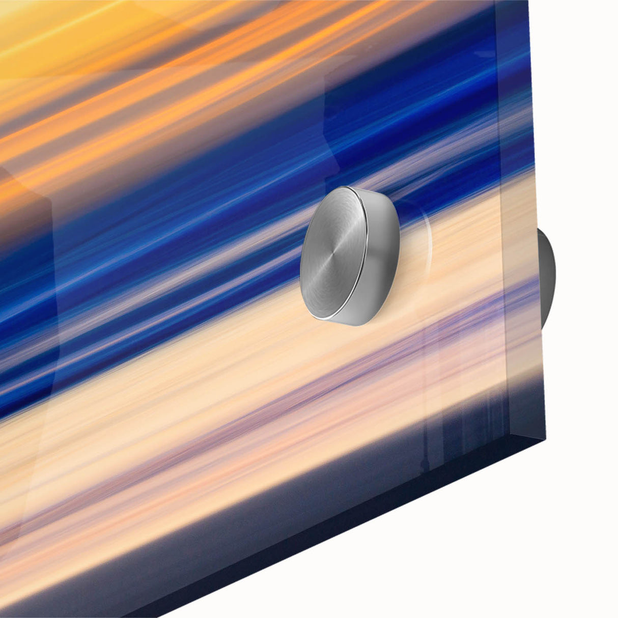 Tranquil Sunset Motion Wall Art – Abstract Modern Ocean Photography