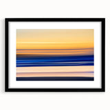 Tranquil Sunset Motion Wall Art – Abstract Modern Ocean Photography