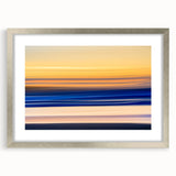 Tranquil Sunset Motion Wall Art – Abstract Modern Ocean Photography