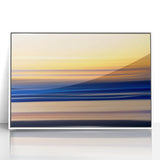 Tranquil Sunset Motion Wall Art – Abstract Modern Ocean Photography