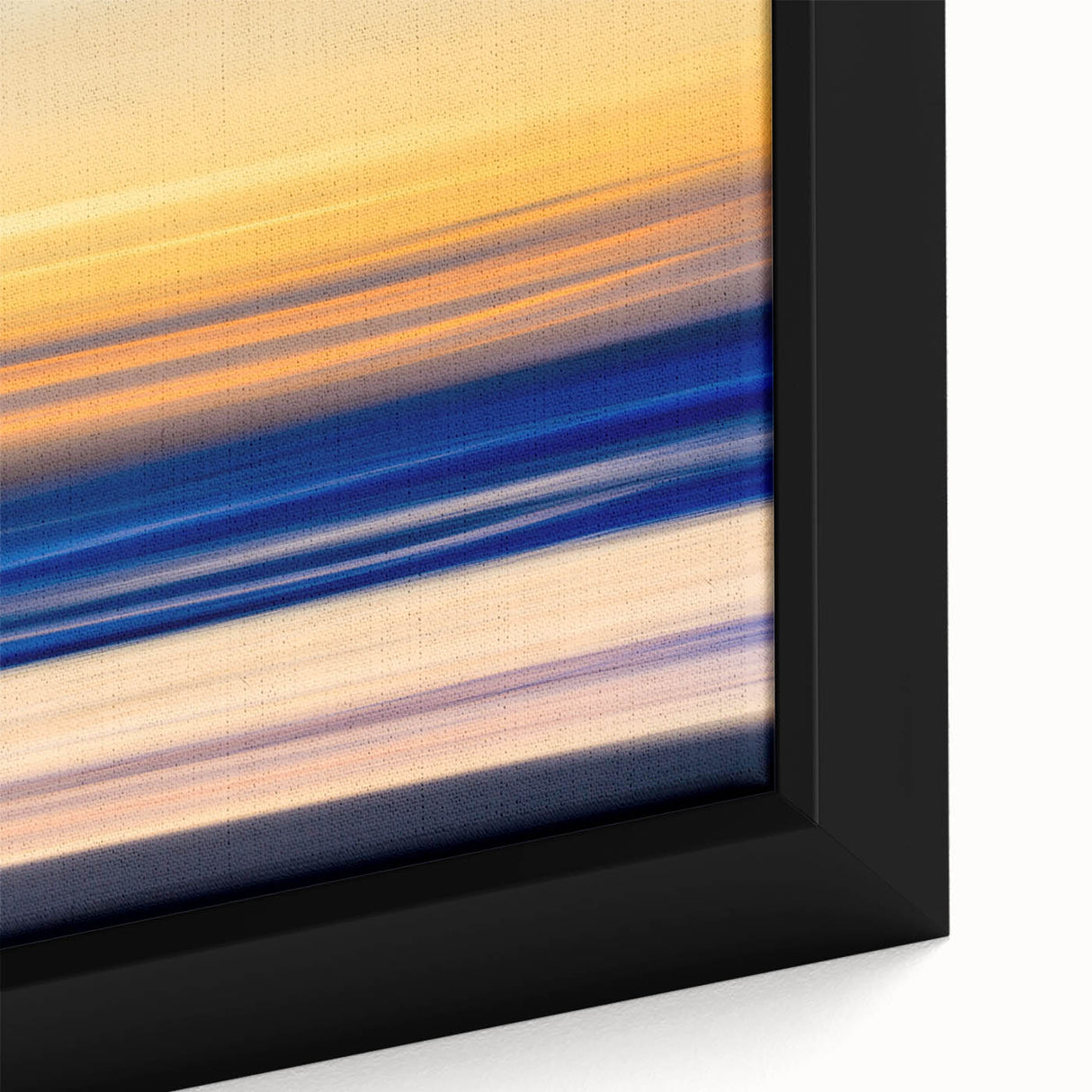 Tranquil Sunset Motion Wall Art – Abstract Modern Ocean Photography