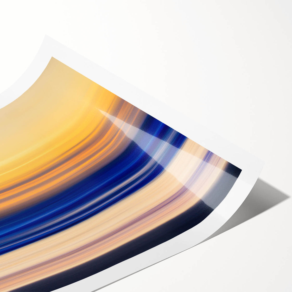 Tranquil Sunset Motion Wall Art – Abstract Modern Ocean Photography