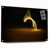 Spiral of Motion – Emotive Silhouette Photography Wall Art