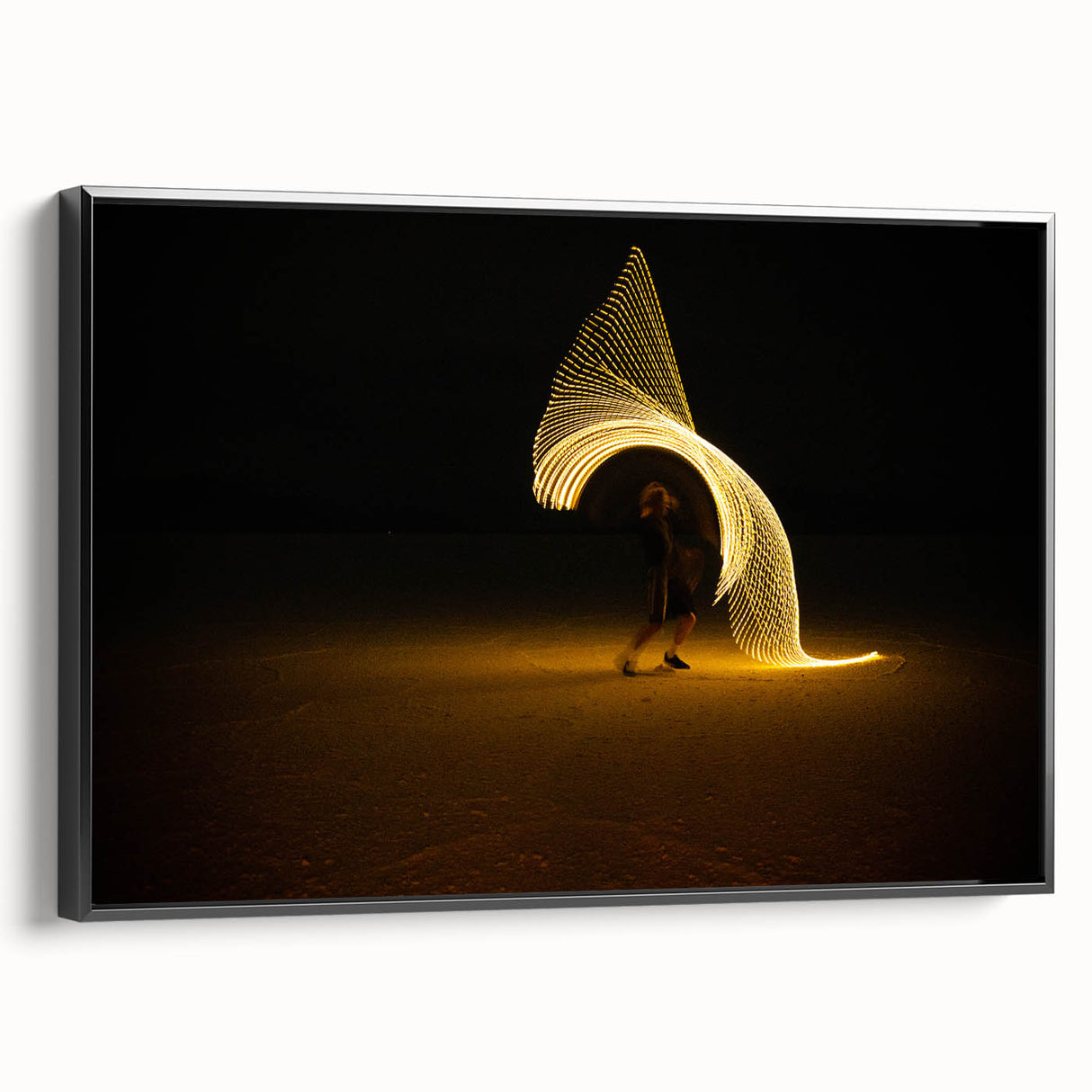 Spiral of Motion – Emotive Silhouette Photography Wall Art